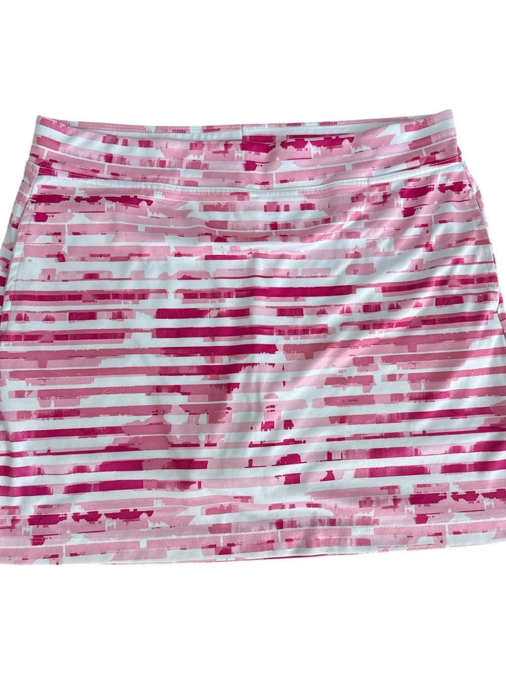 Callaway Opti Dri Pink Striped Stretch Golf Skort Skirt